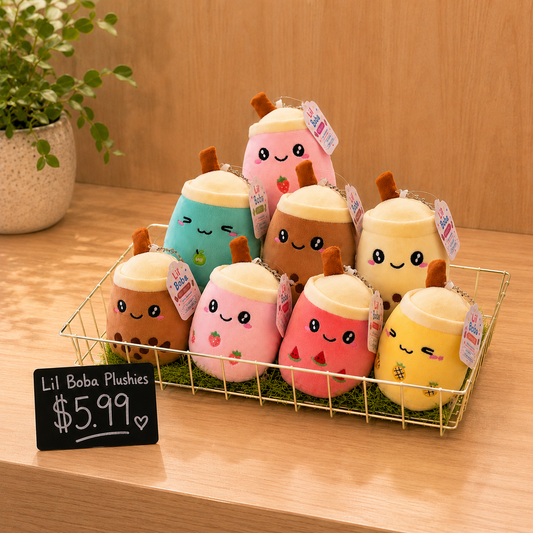 Lil Boba Gold Counter Display - STARTER KIT (8 Plushies)